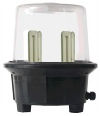 mobile Vollgummi-Arbeitsleuchte für Kompaktleuchtstofflampen 2x26W, 230V, 110V, 42V, Stand- und Hängeleuchten GX24q-3